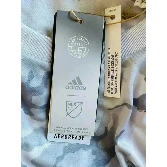 NWT Adidas Colorado Rapids FC Mens 2XL Camo Pre-Match Top - Picture 6 of 9